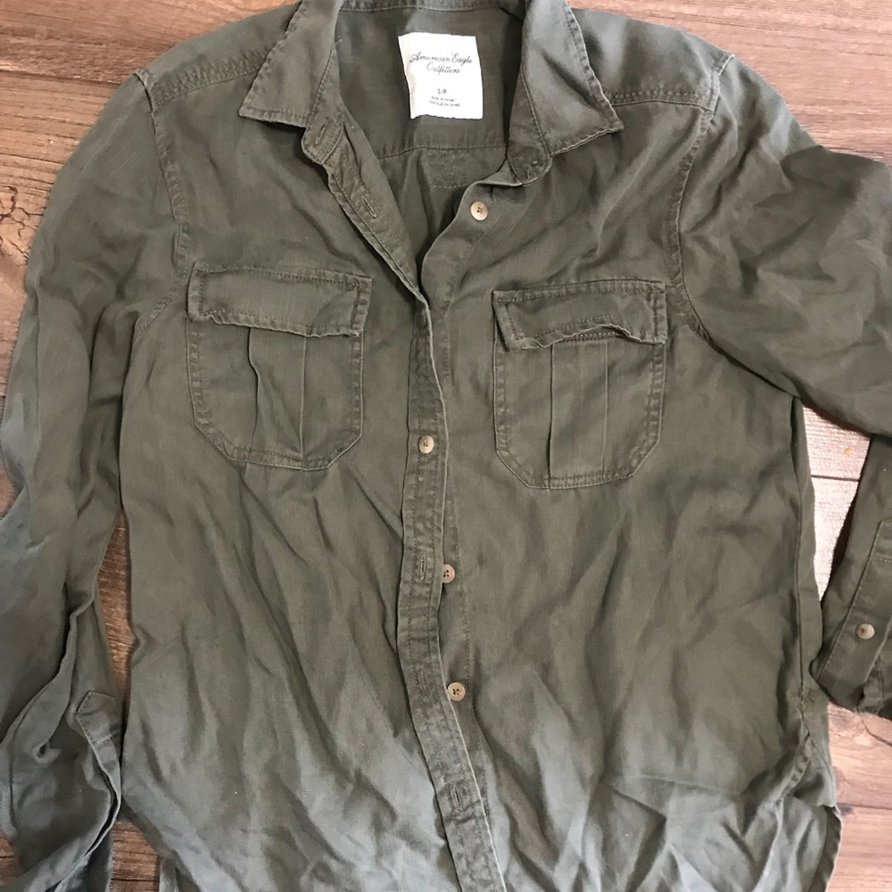 American Eagle Button Down - image 1